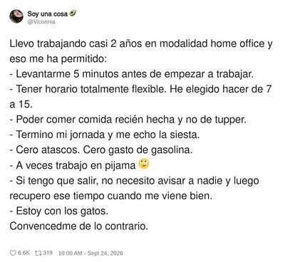 Los beneficios del teletrabajo