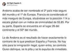 Andorra: la &uacute;nica prueba de que la seguridad no es cuesti&oacute;n de ideolog&iacute;a sino de tener dos dedos de frente