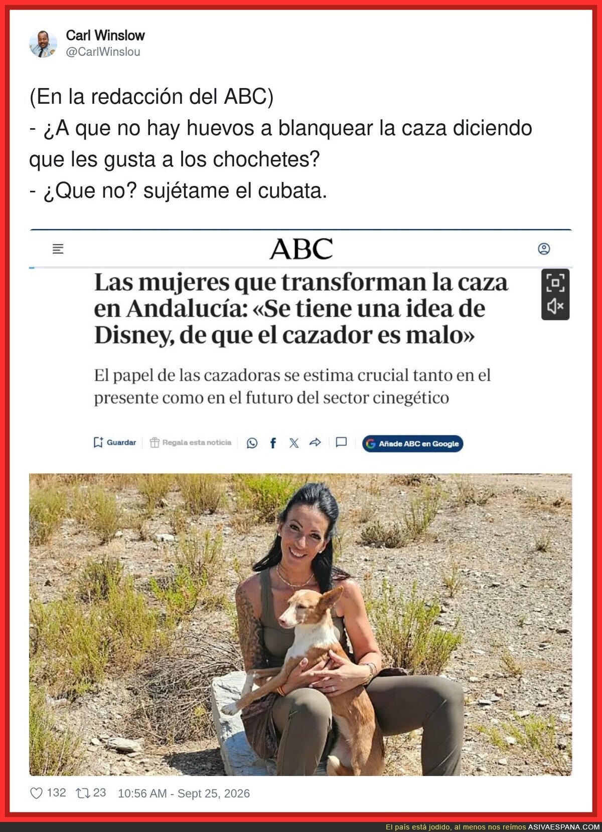 El ABC blanqueando la caza