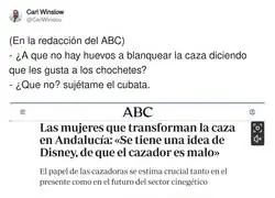 El ABC blanqueando la caza