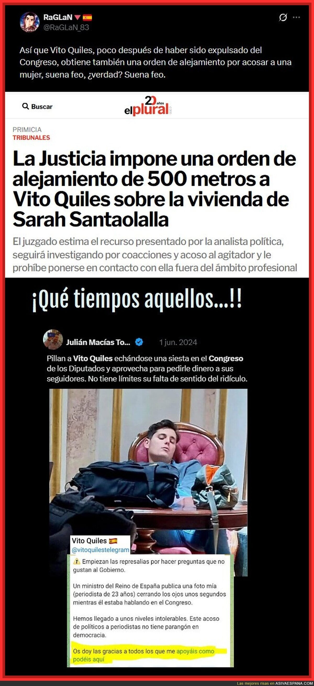 Malos tiempos para Vito Quiles