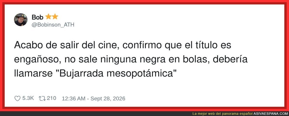Ni gratis voy a ver La bola negra