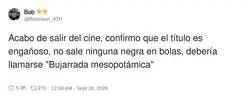 Ni gratis voy a ver La bola negra