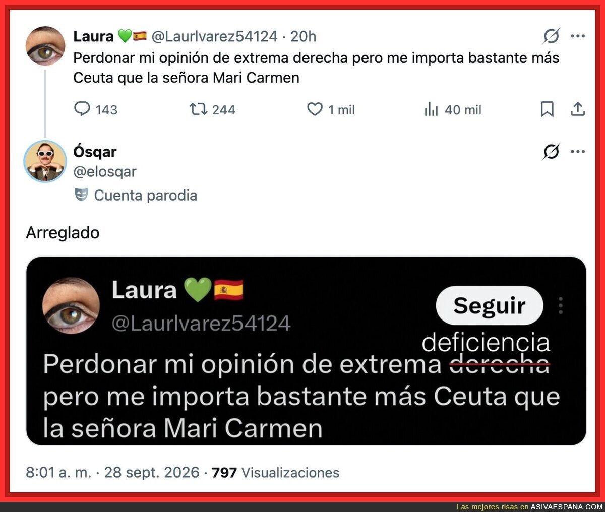 Laura, eres un poco tonta