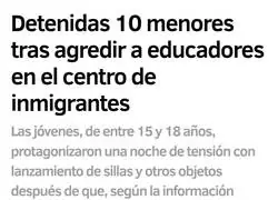 10 "ni&ntilde;as en chanclas" atacan a los educadores porque no les dejaban salir a FUMAR. "Ni&ntilde;as vulnerables". Con independencia de si tienen 17 o 21, no son "ni&ntilde;os"