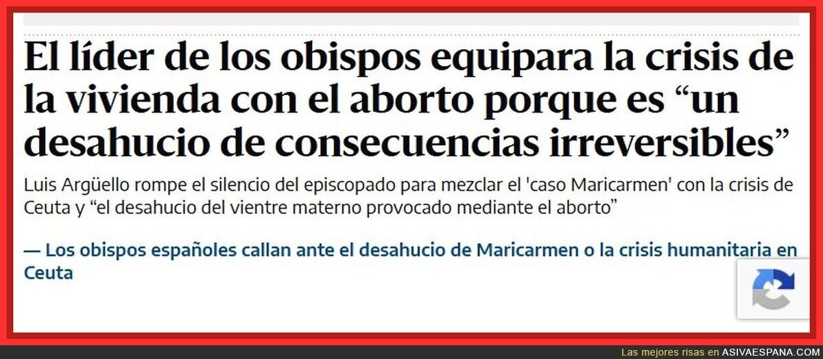 No hay huevos a mezclar la crisis de la vivienda con el aborto. ¿Que no? ¡Sujétame el cáliz!