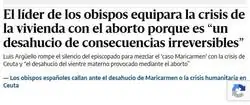 No hay huevos a mezclar la crisis de la vivienda con el aborto. &iquest;Que no? &iexcl;Suj&eacute;tame el c&aacute;liz!