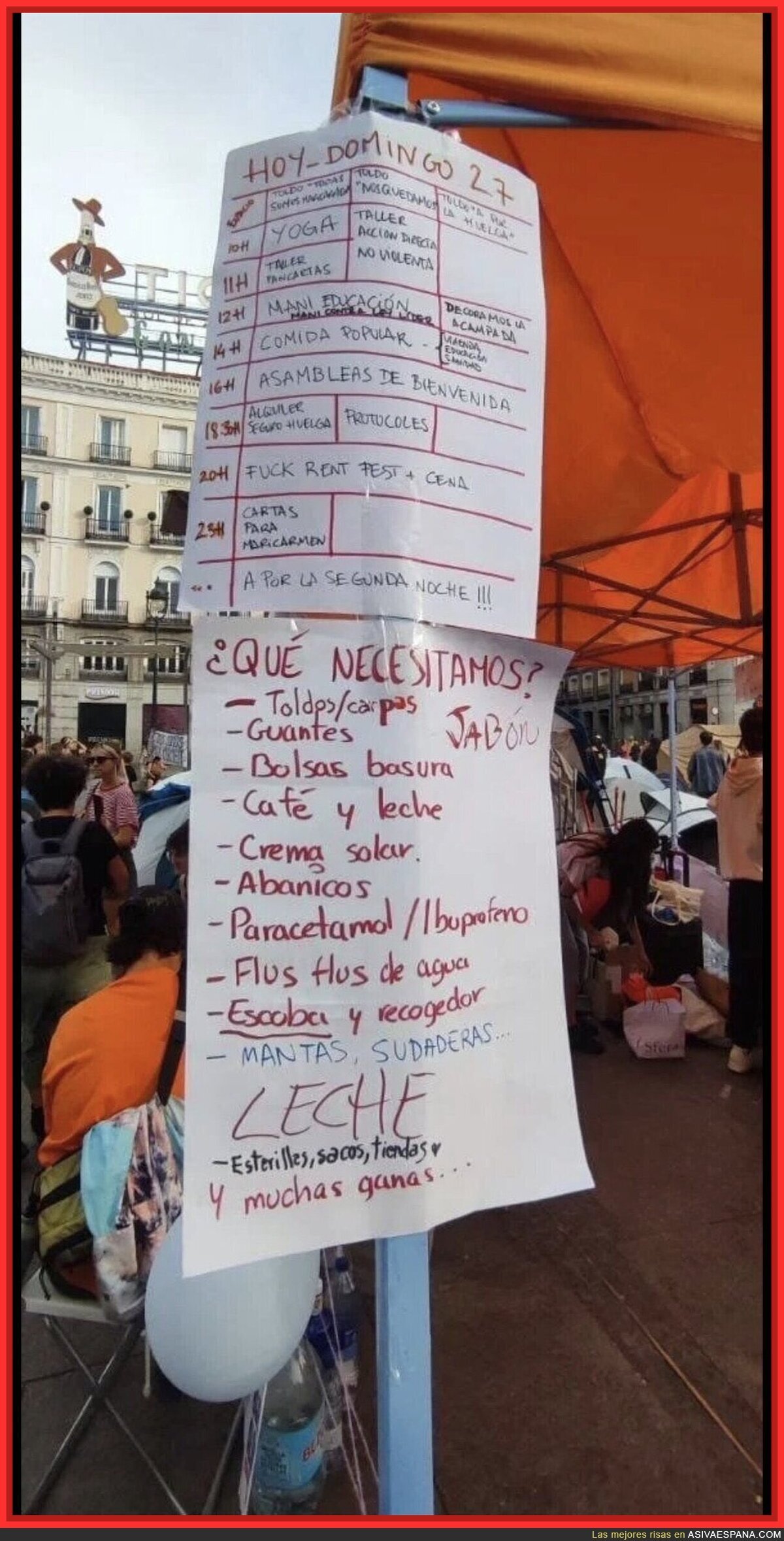Necesito saber que esto es mentira. Necesito saber que no han convertido una causa digna en un campamento de verano