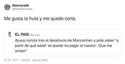 Ayuso no tiene filtro ni verg&uuml;enza