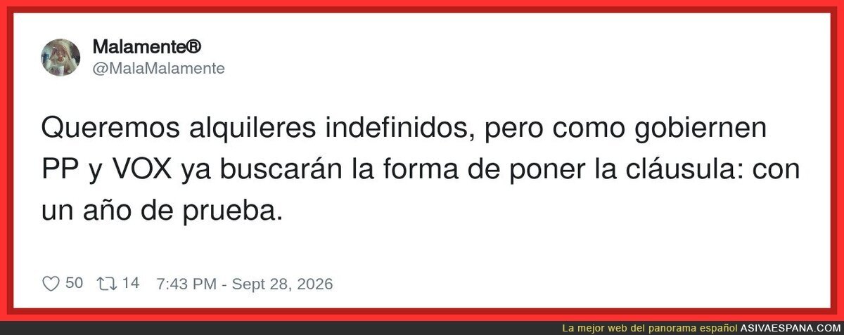 Queremos alquileres indefinidos