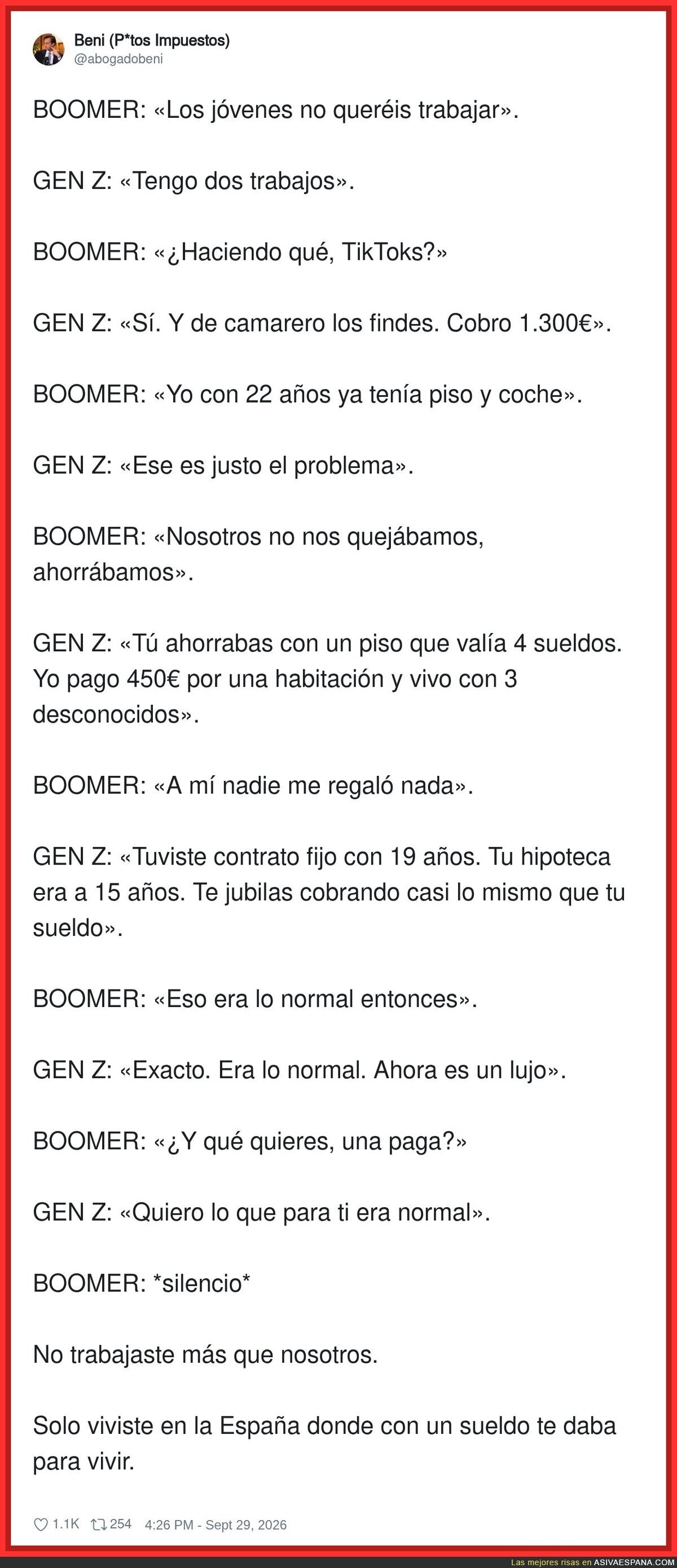 Bommers vs GenZ