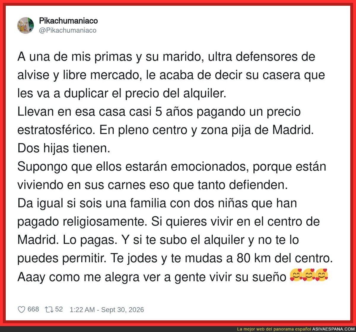 Pues ya saben, a okupar