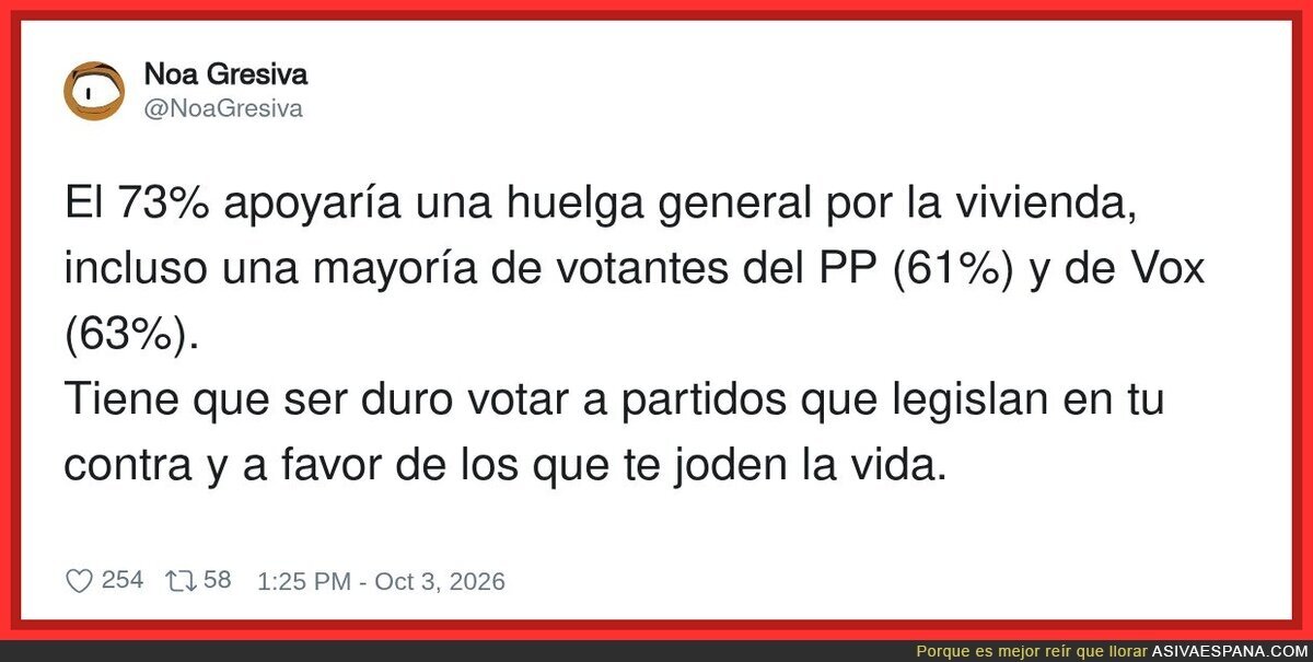 No tiene sentido