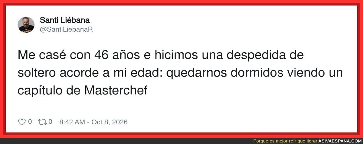 Despedida de soltero a los 46: el desmadre acab&oacute; en la segunda receta de Masterchef