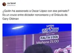 &Oacute;scar L&oacute;pez estrena peinado y en Moncloa ya no saben si es ministro o villano de pel&iacute;cula de vampiros
