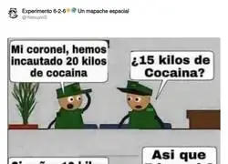 Incautaci&oacute;n a la espa&ntilde;ola: entran 20 kilos y al informe llegan 5