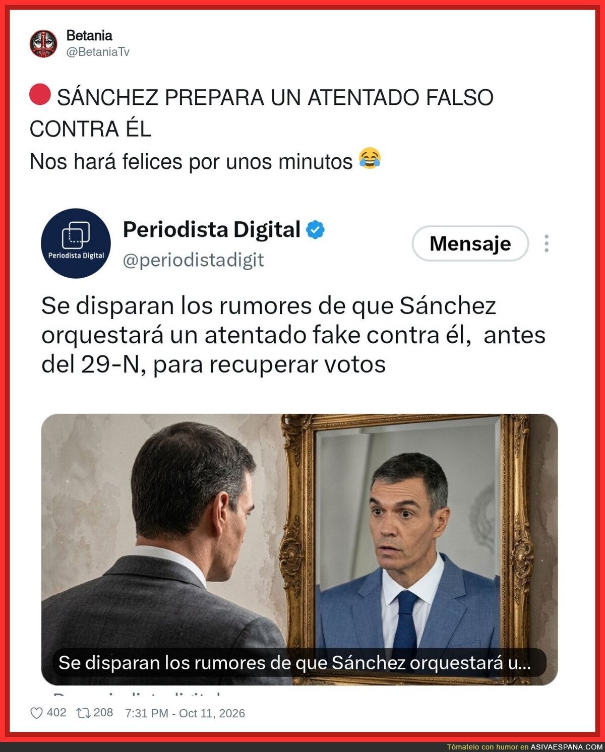Es capaz eh, aprendiendo de Trump