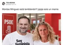 &Aacute;balos &laquo;feminista porque soy socialista&raquo; y M&iacute;nguez &laquo;la vivienda no es un negocio&raquo;: las camisetas del PSOE ya vienen con iron&iacute;a incluida
