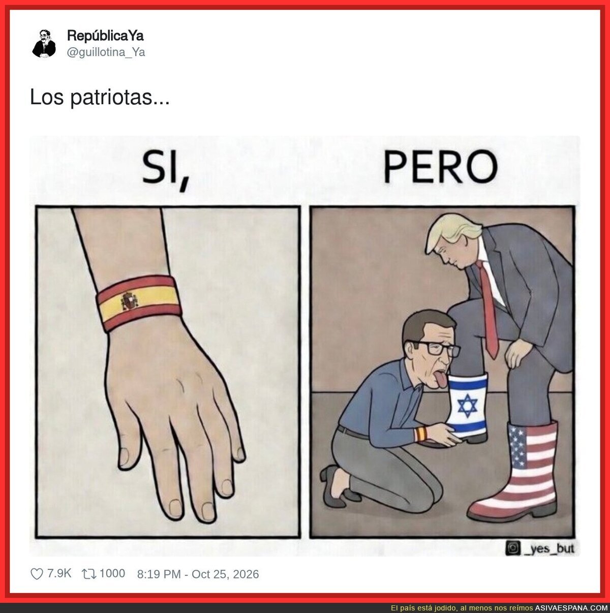 Los patriotas...