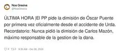 El PP descubre la palabra dimisi&oacute;n: solo le ha hecho falta una dana y dos trenes