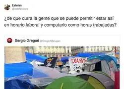 Cuando descubres que el teletrabajo en la acampada es m&aacute;s productivo que en oficina