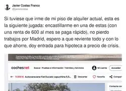 De mi piso de alquiler a una autocaravana, la progresi&oacute;n natural de la vida en Madrid