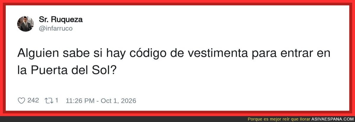 Ponte lo más roto que tengas