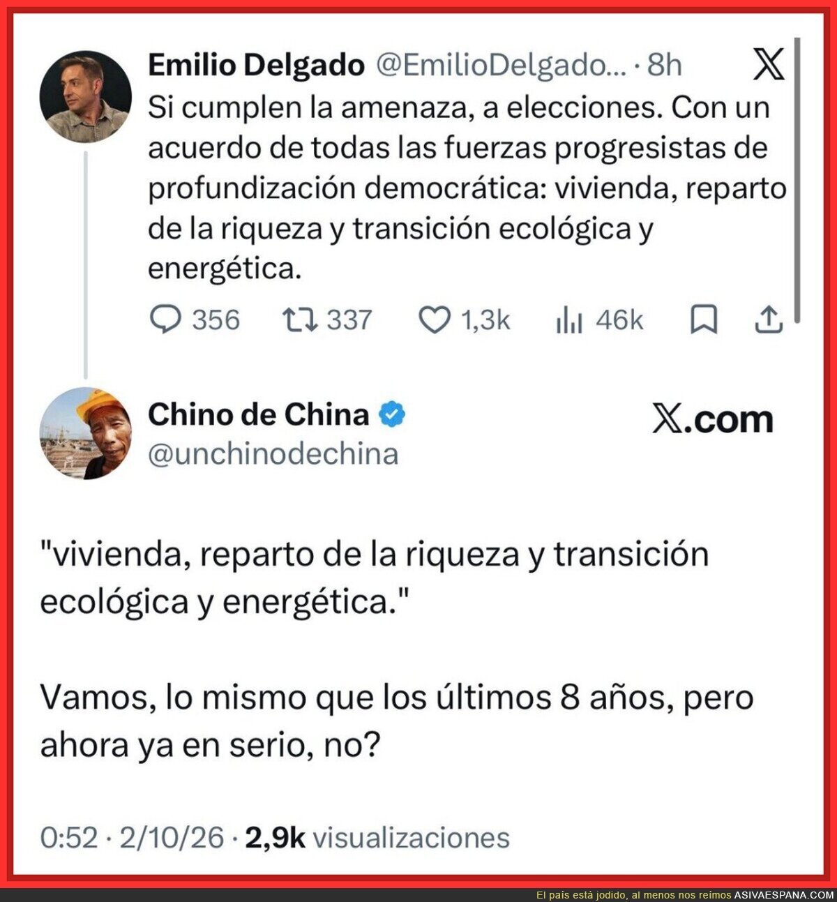 ZASCA de @unchinodechina a @EmilioDelgadoOr