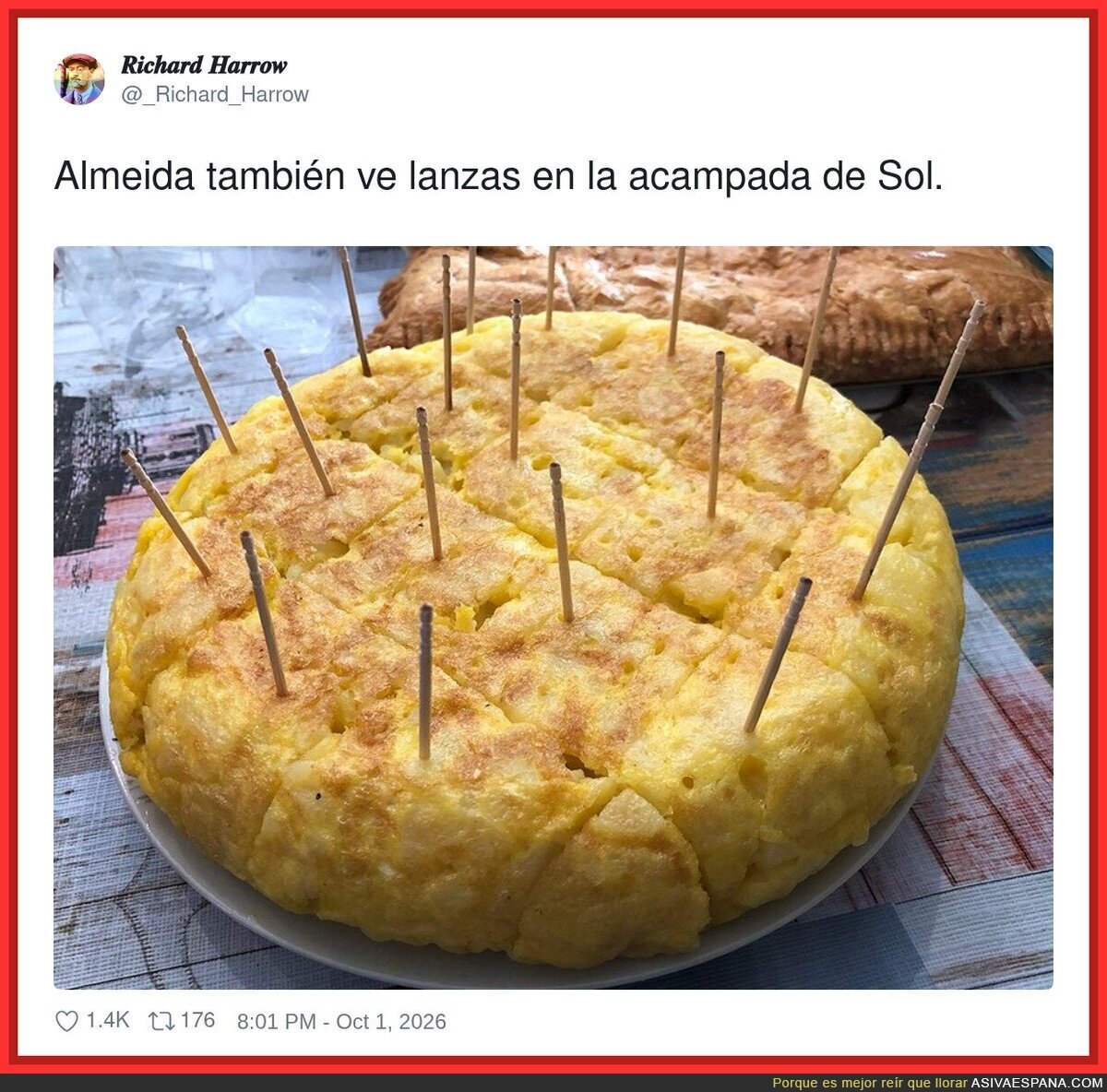 Almeida solo ve lanzas