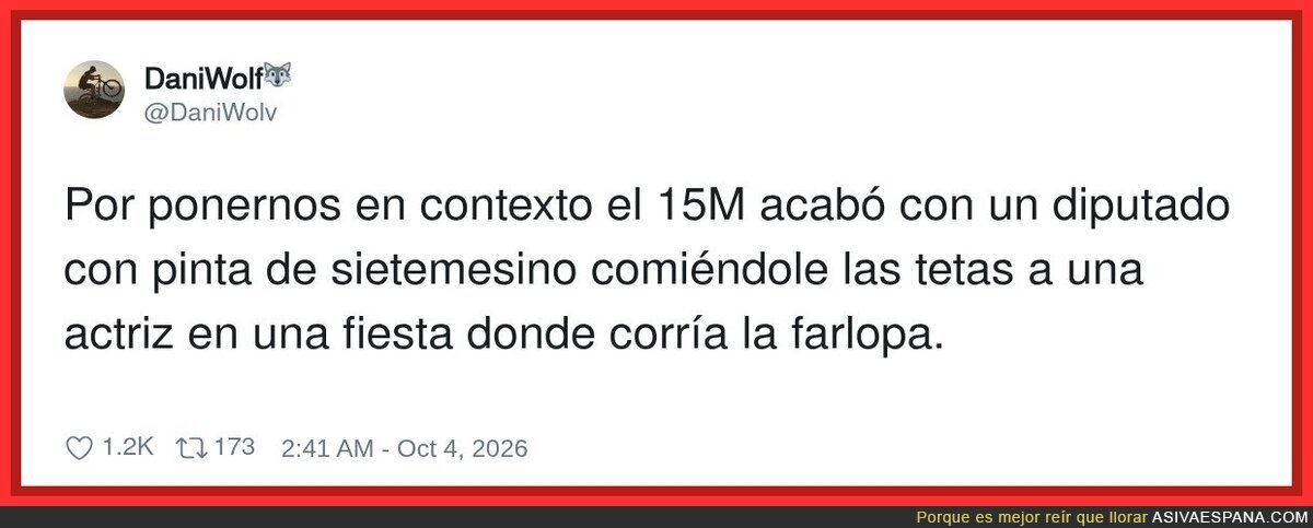 El listón está alto