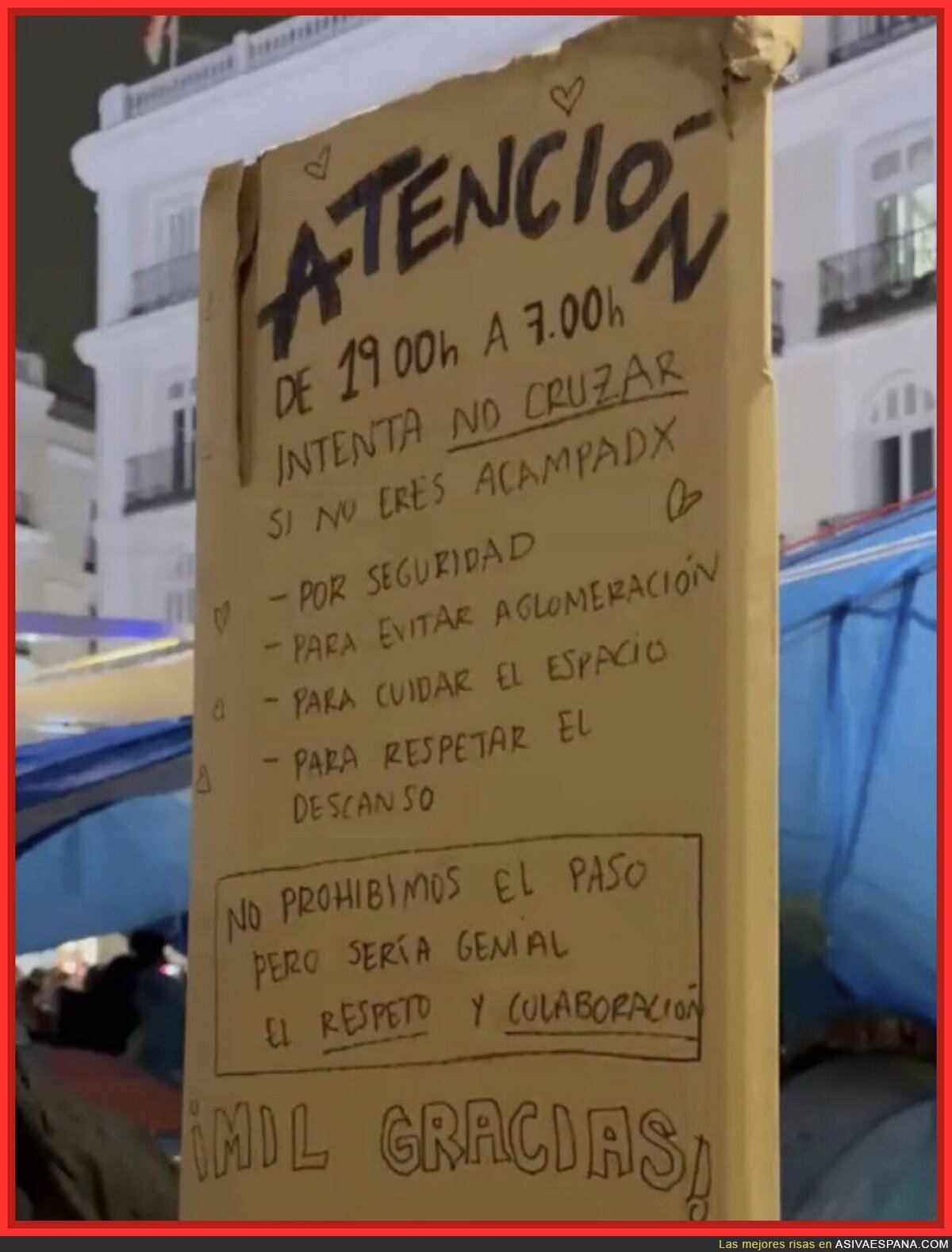 Nuevas normas para acampados