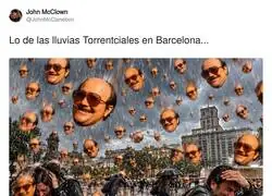 Previsi&oacute;n para Barcelona: chaparrones de calvos y 100 % de probabilidad de meme