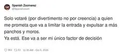 Hay gente que va a votar pensando as&iacute;: