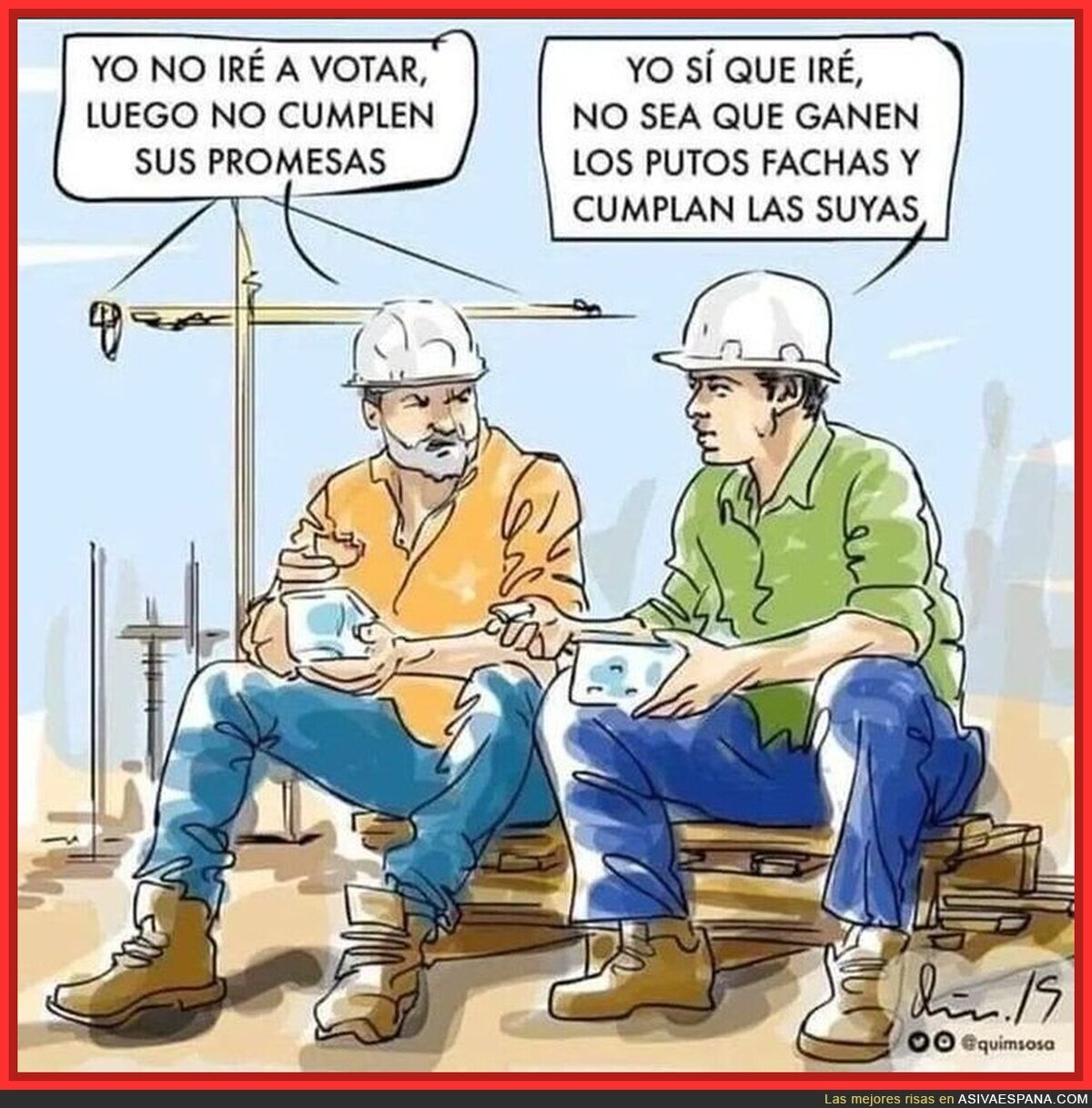 La diferencia entre no votar y votar esperanzado