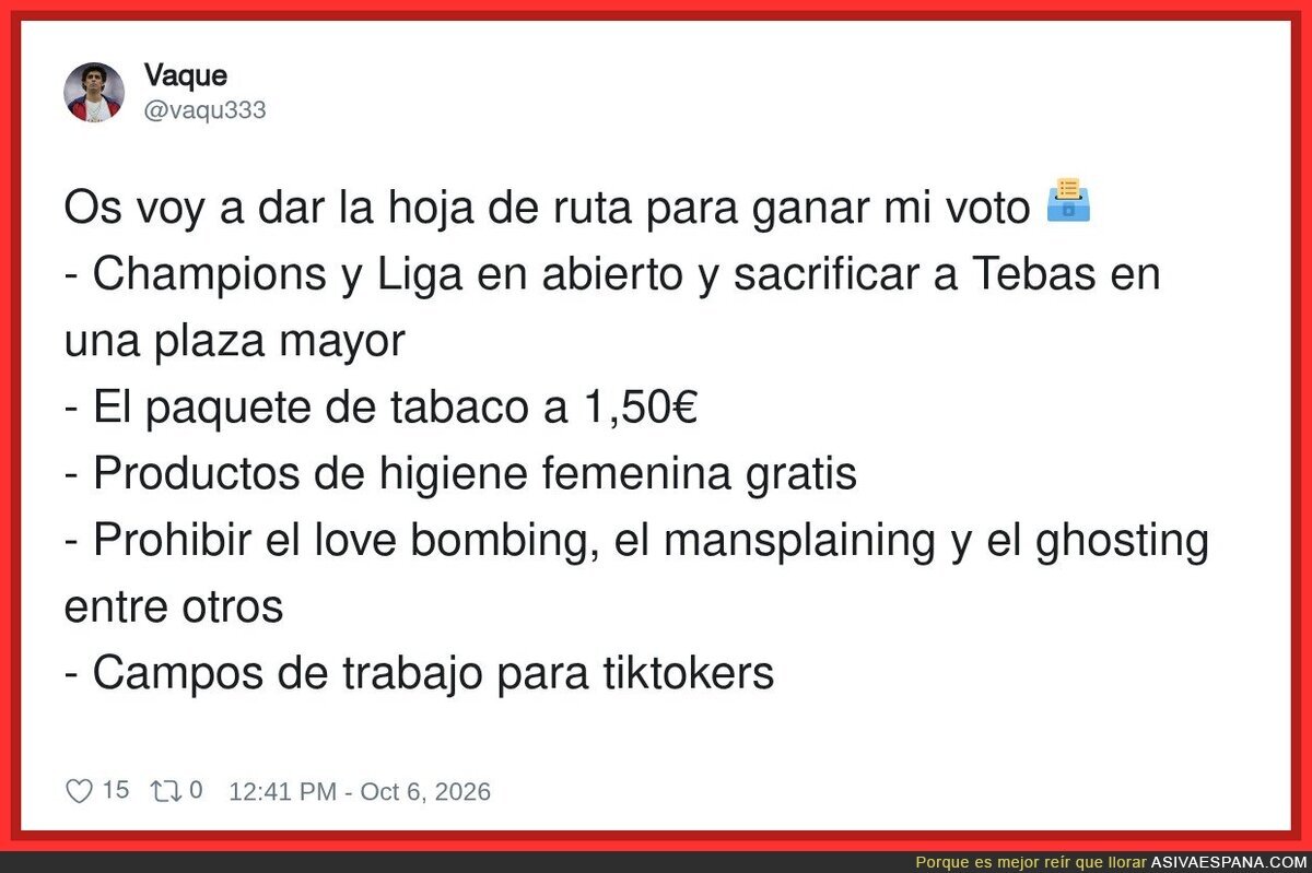 La pol&iacute;tica espa&ntilde;ola que queremos