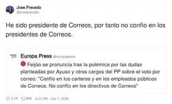 Si no se f&iacute;a ni de s&iacute; mismo, imag&iacute;nate de los dem&aacute;s