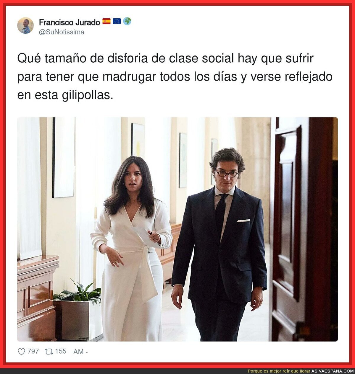 No lo entiendo, la verdad, no lo entiendo