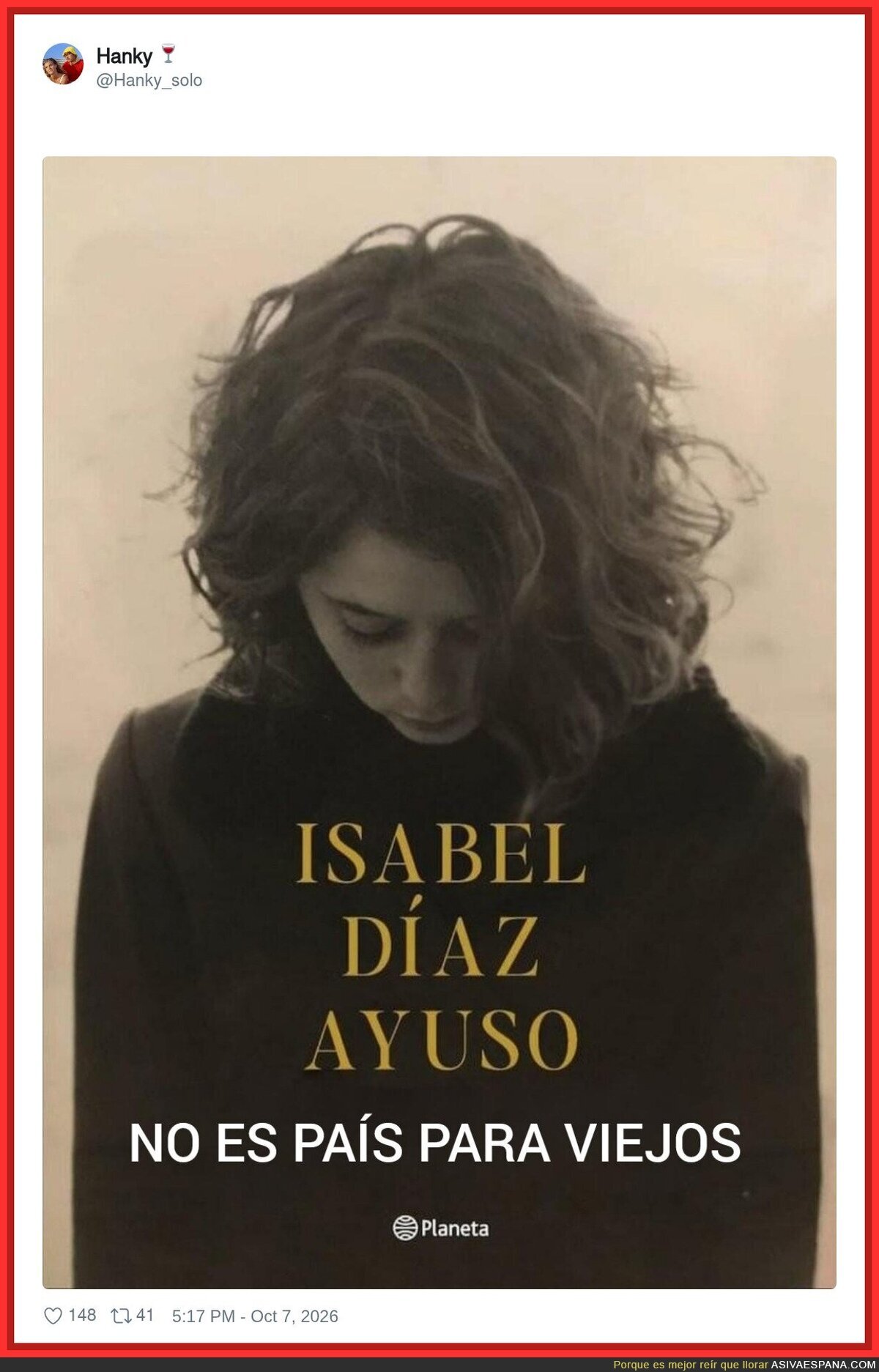 Ayuso publica libro, con cap&iacute;tulo especial sobre residencias y sin final feliz