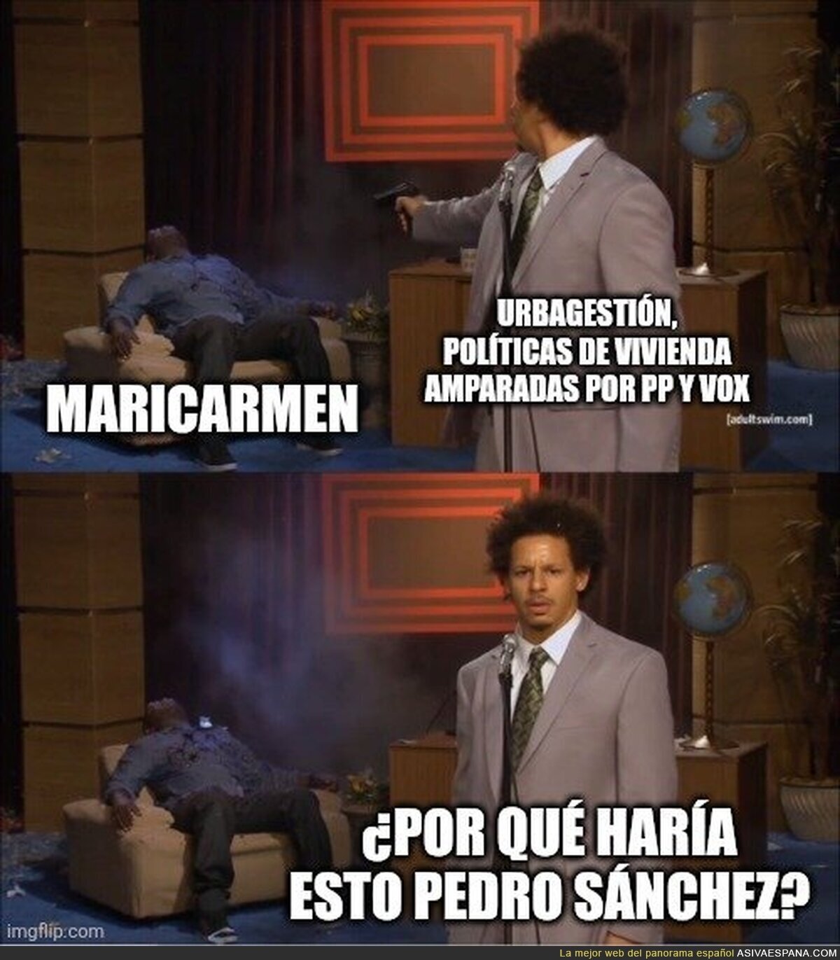 Hoy ha sido Maricarmen, mañana podría ser tu madre. O tú, votonto de derechas