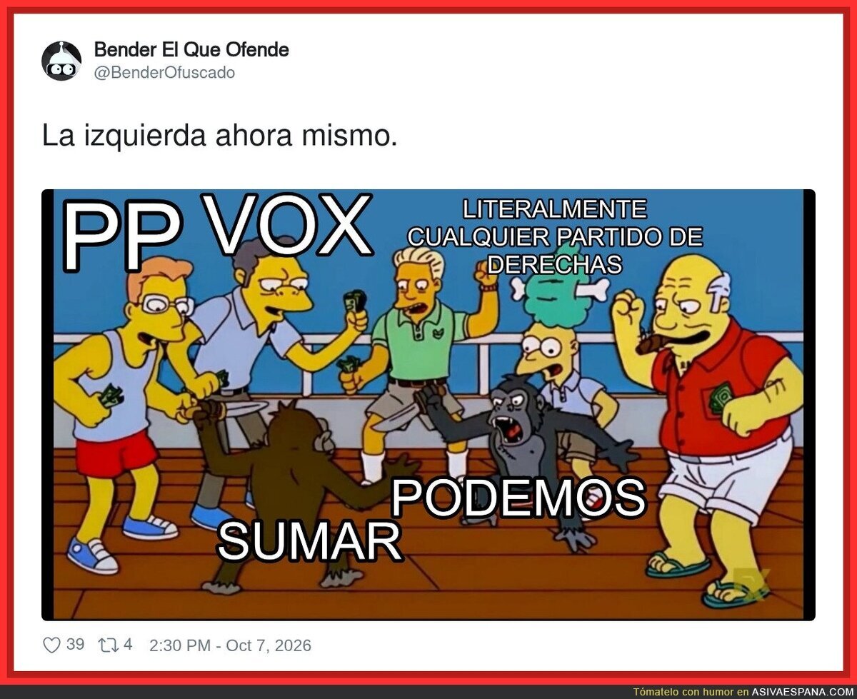 La izquierda espa&ntilde;ola, unida como siempre: a pu&ntilde;etazos