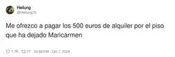Se alquila piso reci&eacute;n liberado: 500 &euro;, luminoso y con mucha historia