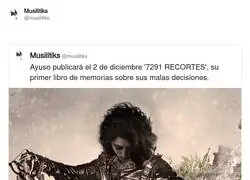 Ayuso publica sus memorias: 7.291 recortes, y en cada uno hab&iacute;a un abuelo