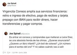 Correos ya es banco, papeler&iacute;a y bazar: lo &uacute;nico que no hace es entregar las cartas