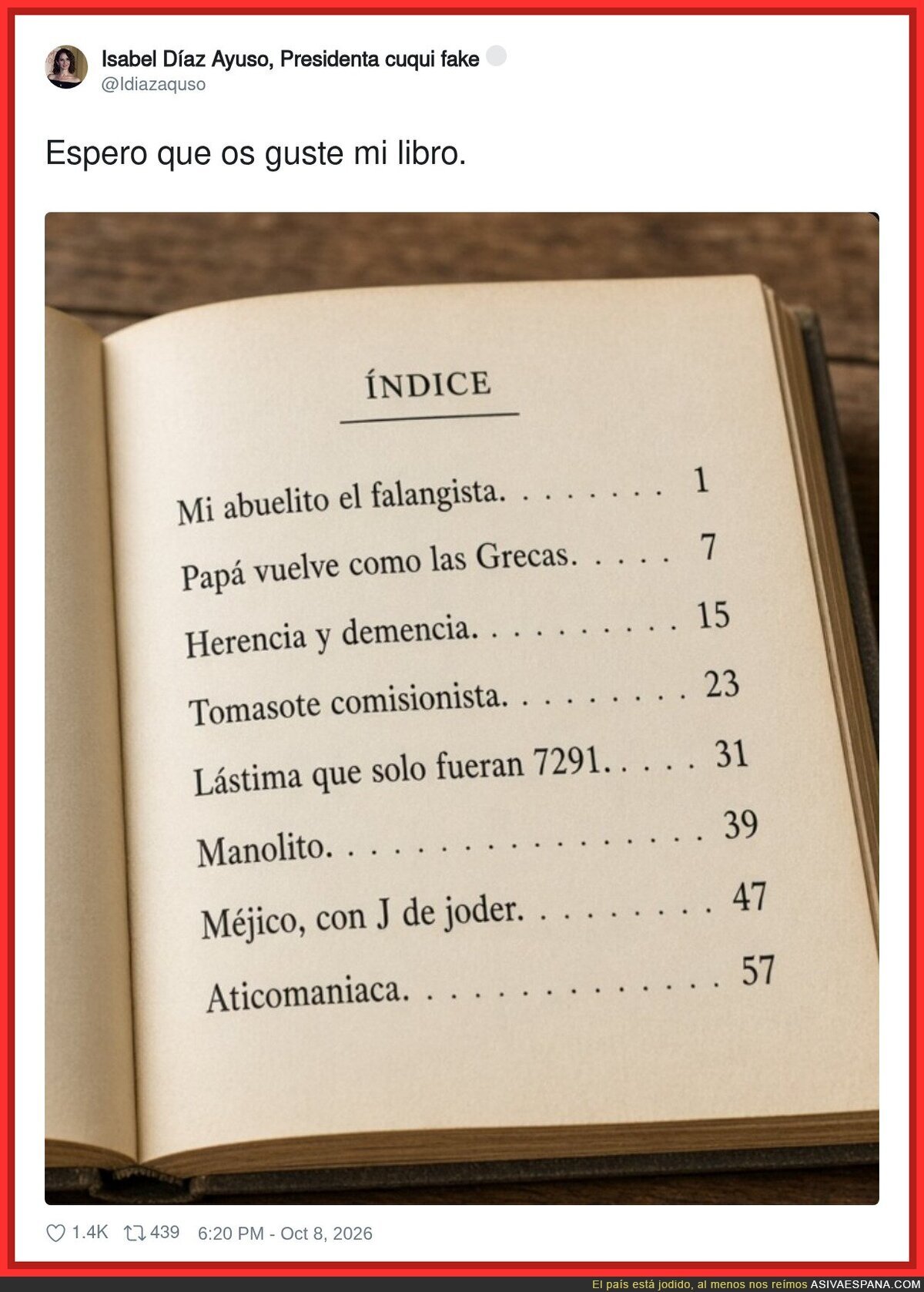 Cuando tu libro de memorias tiene m&aacute;s traumas que p&aacute;ginas