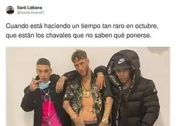 Octubre en Espa&ntilde;a: 28 grados y la moda urbana ya no sabe si ir de plum&iacute;fero o de ba&ntilde;ador