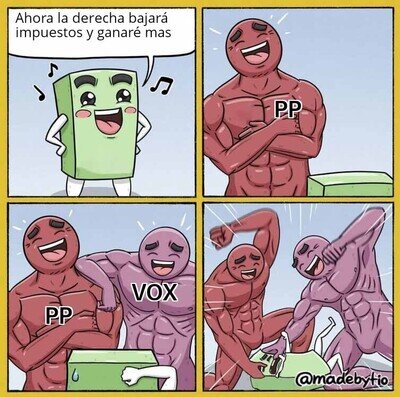 Votar a la derecha para que te bajen los impuestos: el plan infalible del currito que acaba hecho una bola