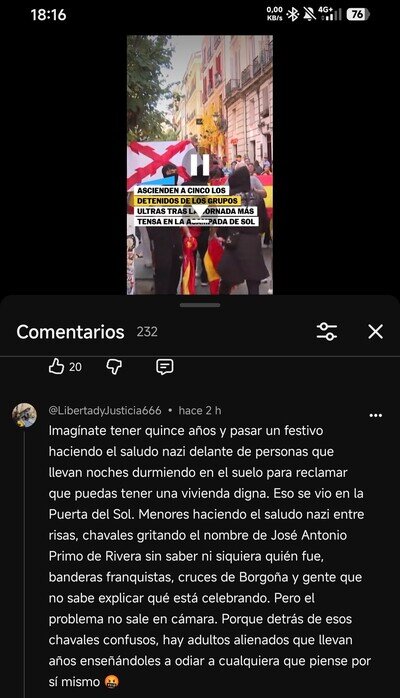 Los lunes, cara al sol: chavales de quince años haciendo el saludo nazi en Sol sin saber ni quién era José Antonio