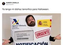 El disfraz m&aacute;s terror&iacute;fico de este Halloween: una notificaci&oacute;n de Hacienda con plazo de 10 d&iacute;as