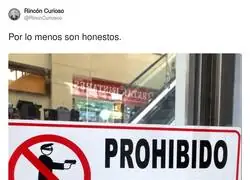 &laquo;Prohibido robar, el Gobierno no acepta competencia&raquo;: el &uacute;nico cartel de Espa&ntilde;a que no miente