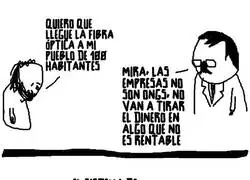 Llevar fibra a un pueblo no es rentable, as&iacute; que no se hace; las pensiones tampoco, as&iacute; que hay que privatizarlas: la l&oacute;gica del liberal de garaje